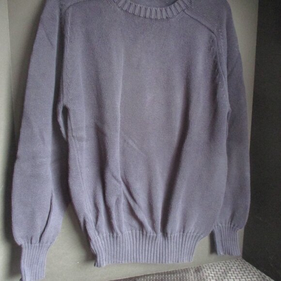 VINTAGE BROOKS BROTHERS SWEATER-BLUE-MEN'S L-COTTON - Picture 1 of 4